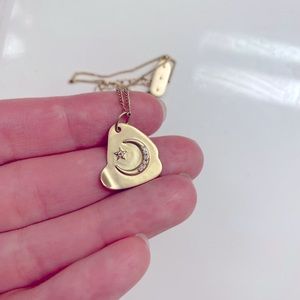 Local Eclectic Star & Moon Pendant Necklace